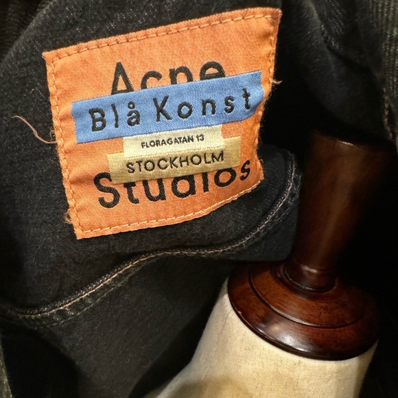 Acne Studios 1999 Vintage Black Bla Konst Denim Jacket - Picture 3 of 6